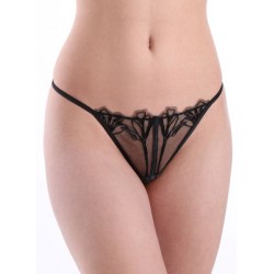 String Broderie Zwart